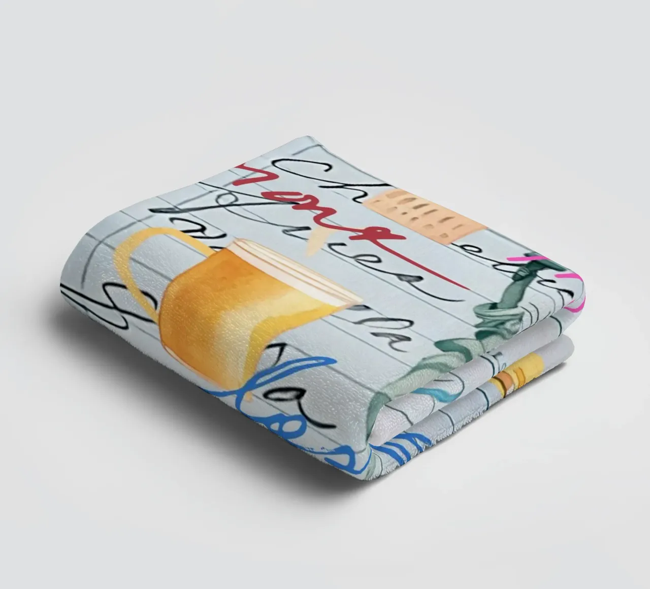 NYC reizen Pop Art: Guest Check Stadsgezicht badhanddoek van ClubArt
