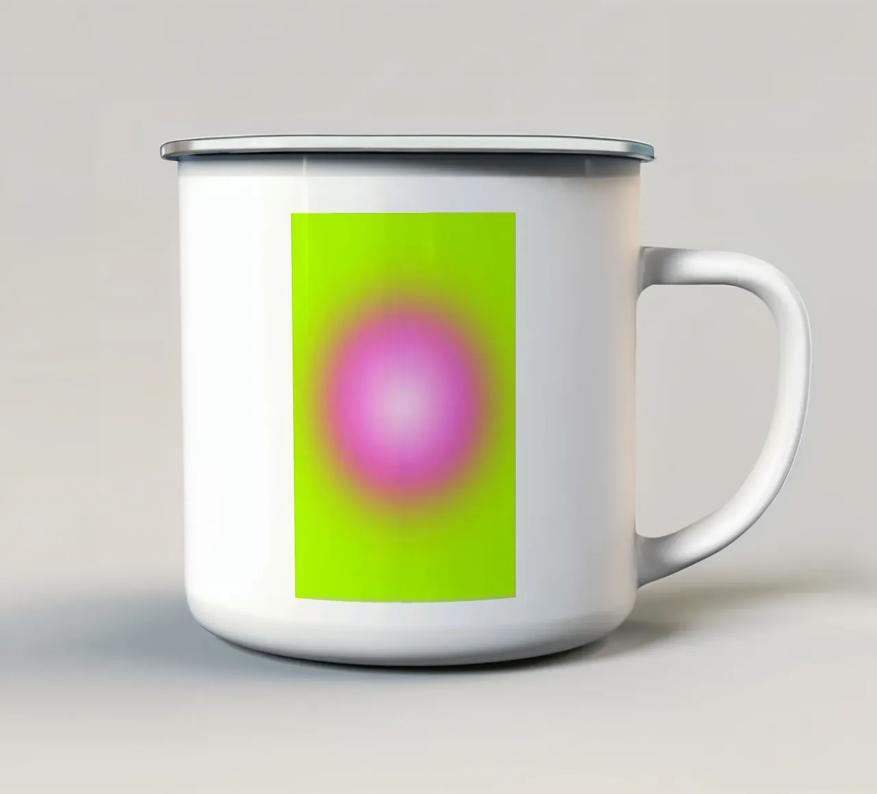 Neon Glow tazza in smalto da Flo Klein