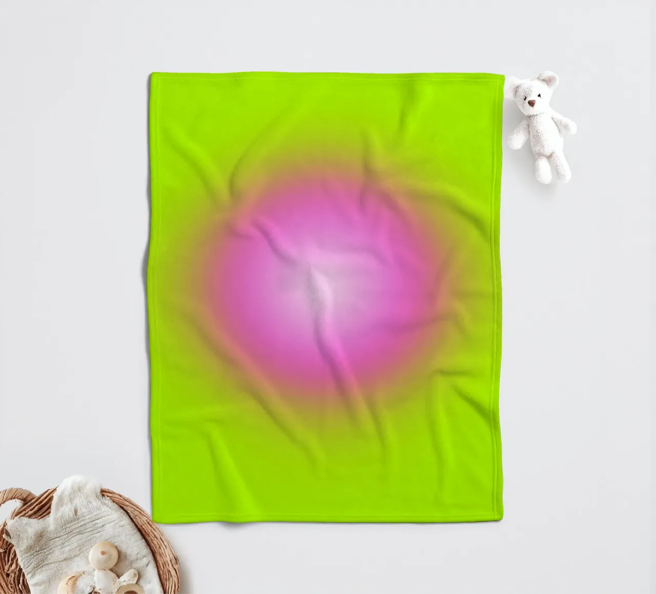 Neon Glow coperta in pile da Flo Klein