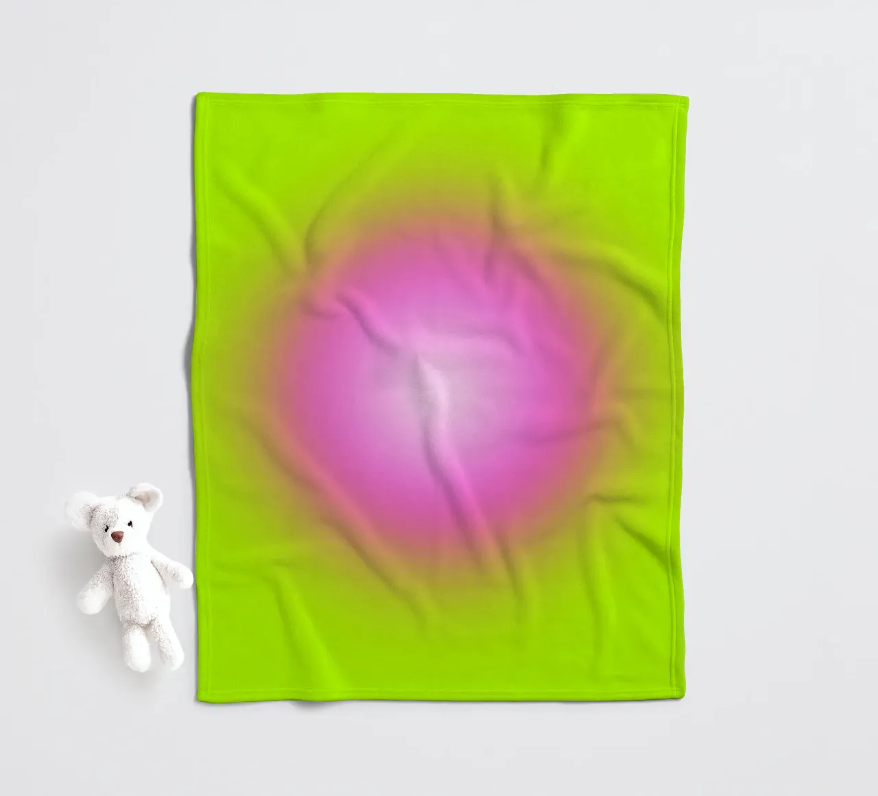 Neon Glow coperta in pile da Flo Klein