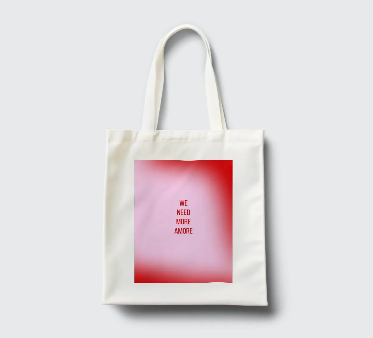Amore Amore borsa in juta da Flo Klein
