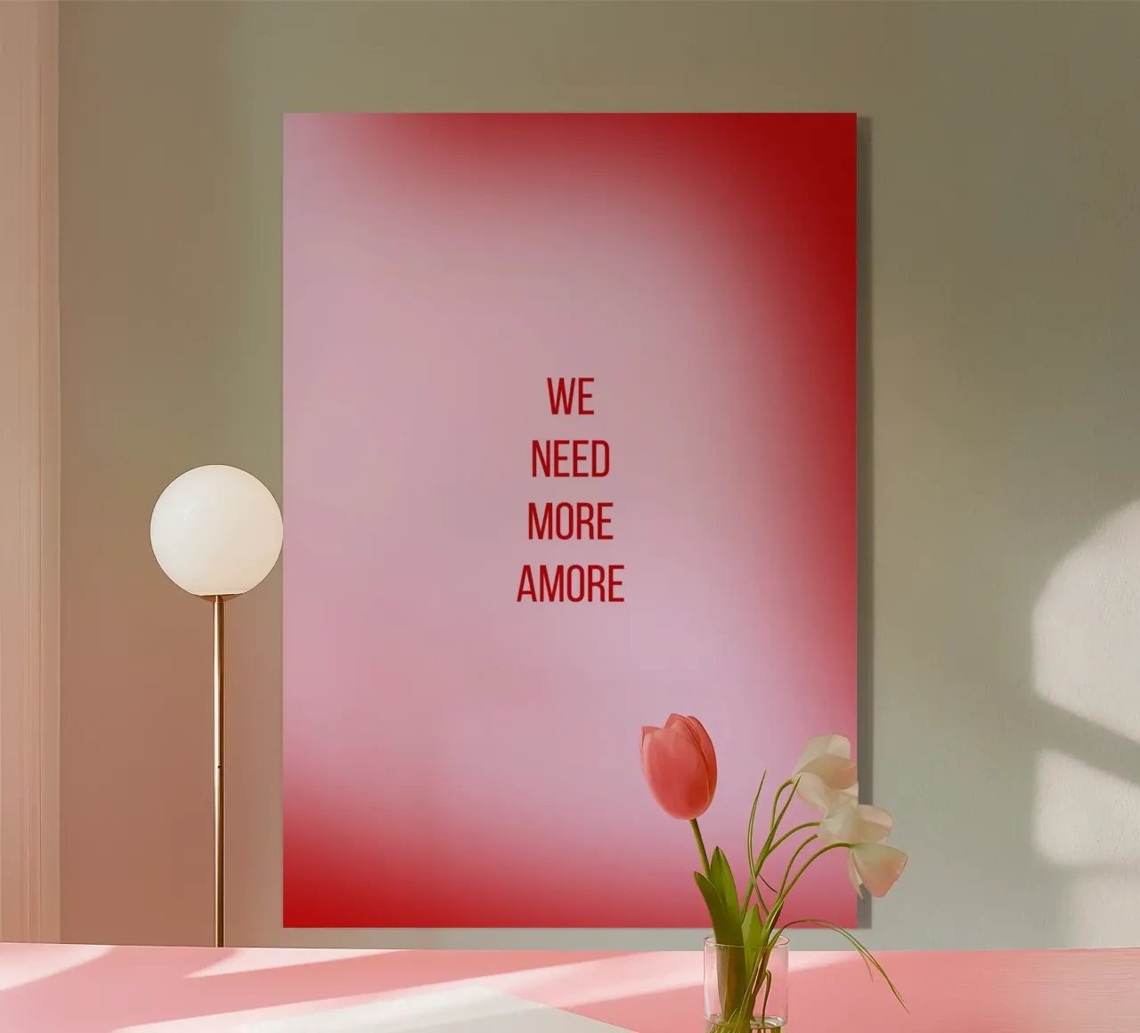 Amore Amore plexiglass da Flo Klein