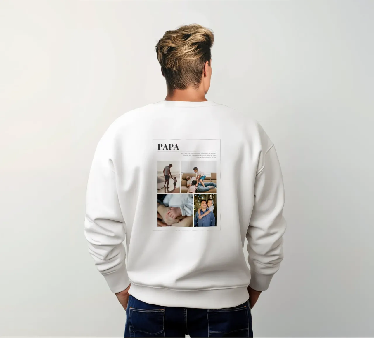 Dad sweat de Kartenliebe