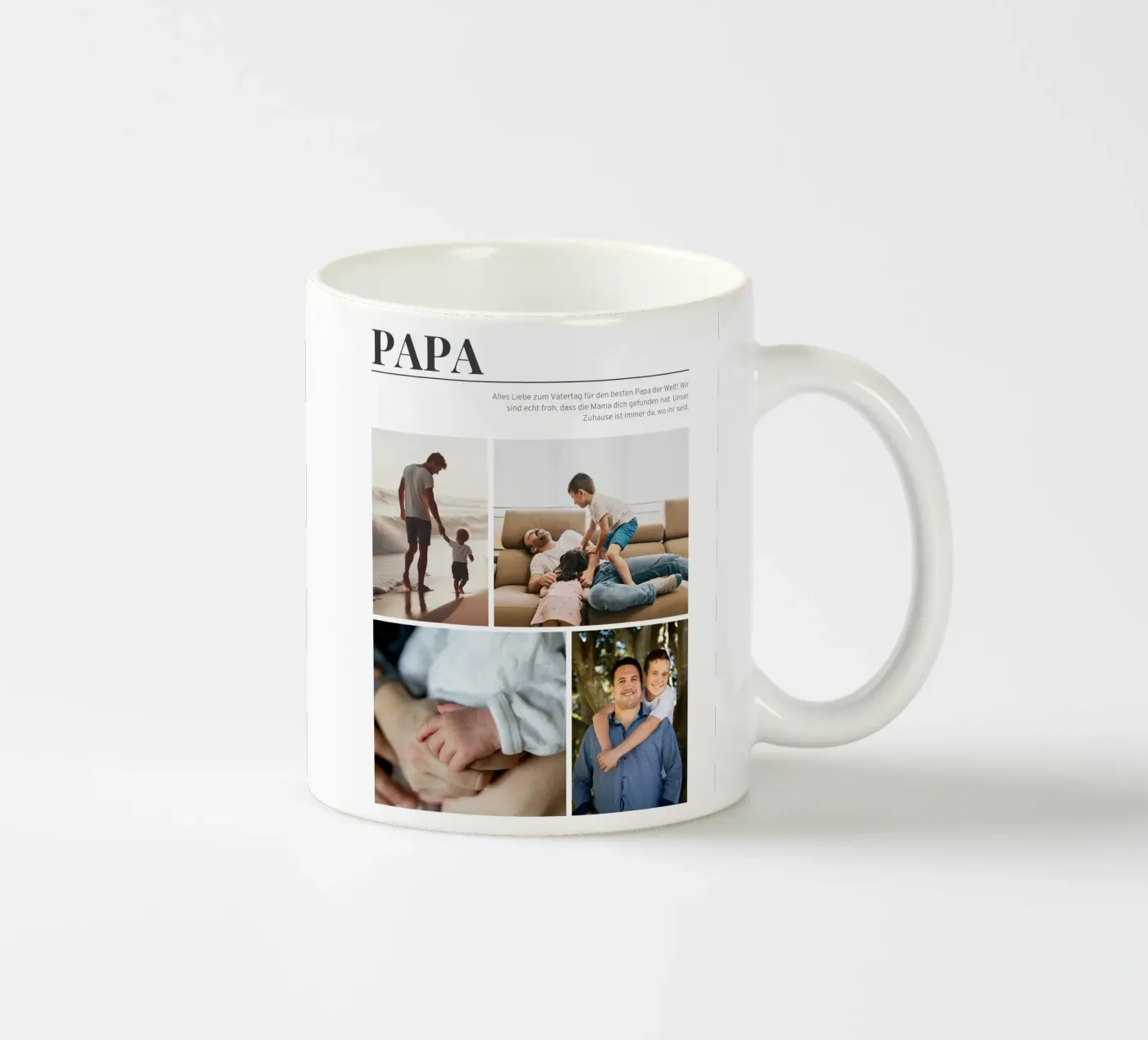 Dad ceramic mug by Kartenliebe