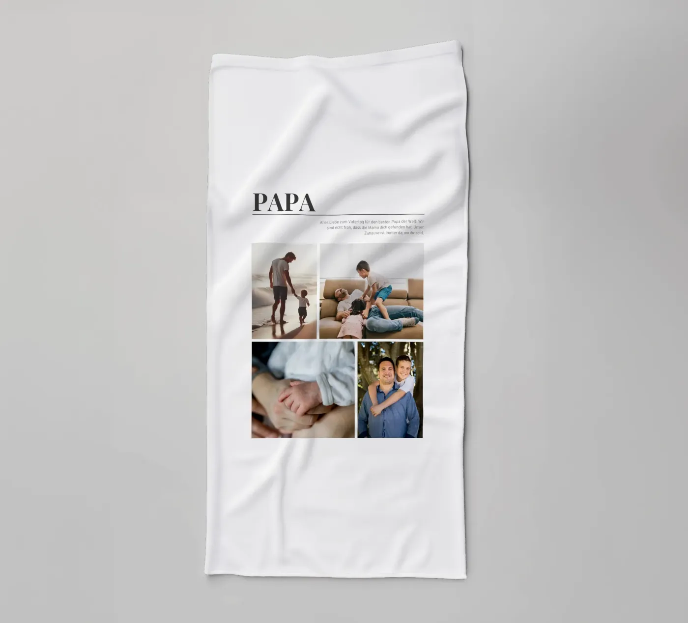 Dad towel by Kartenliebe