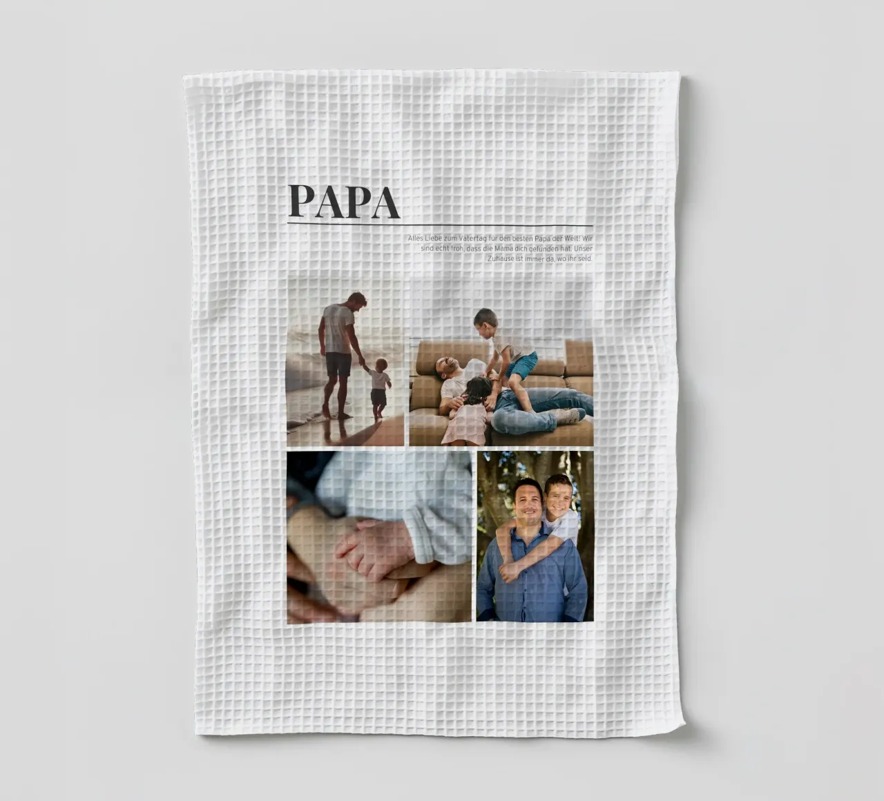 Dad paño de cocina de Kartenliebe