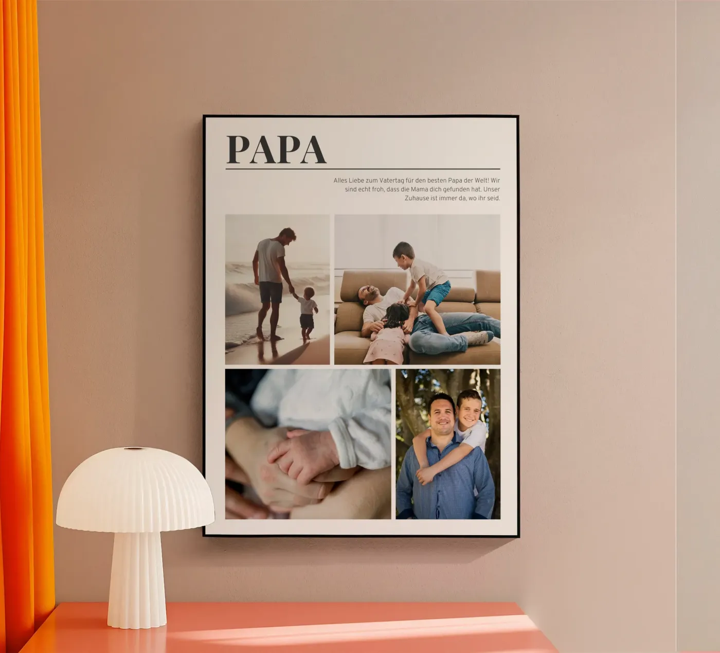 Dad acryl van Kartenliebe