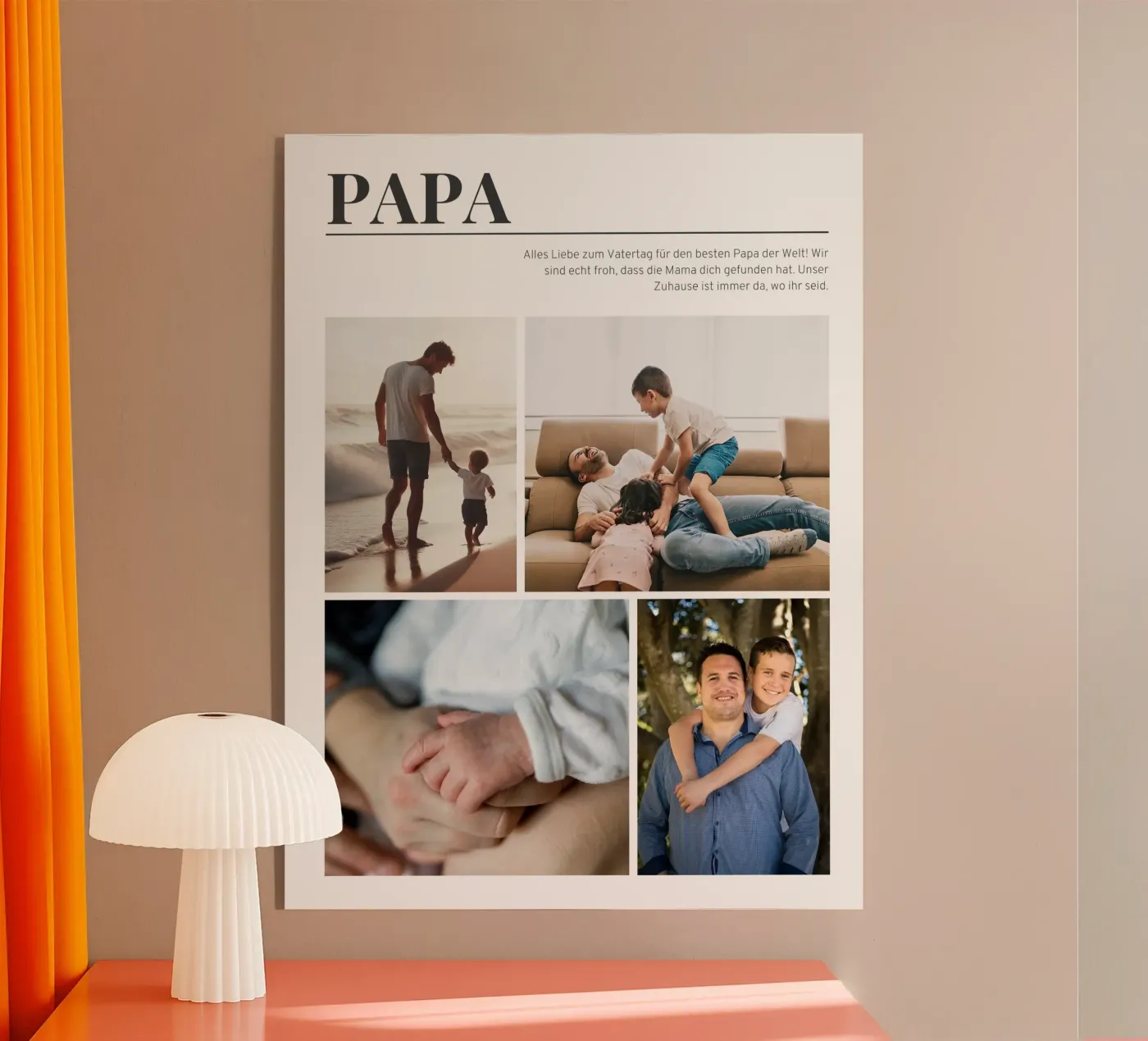 Dad acryl van Kartenliebe