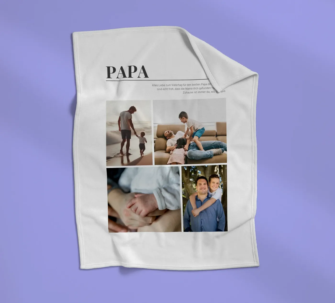 Dad Fleecedecke von Kartenliebe