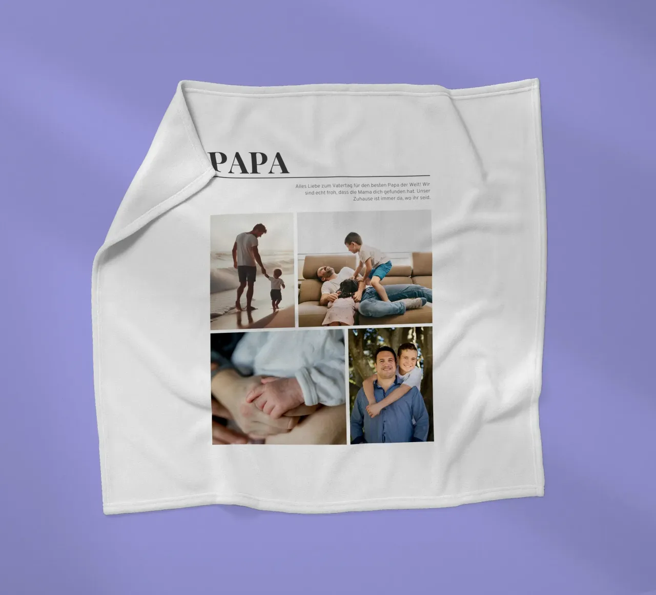 Dad fleecedeken van Kartenliebe