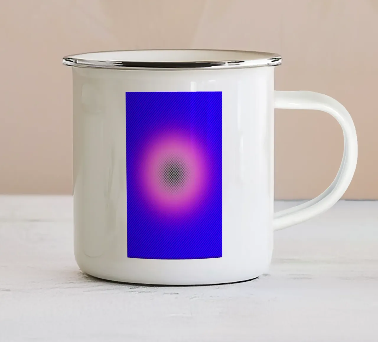 Blau tazza in smalto da Flo Klein