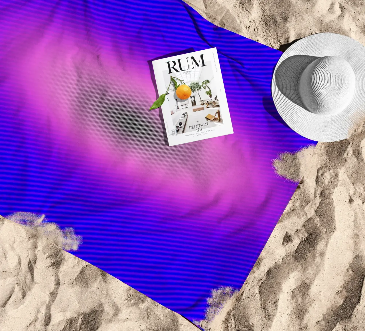 Blau telo mare da Flo Klein