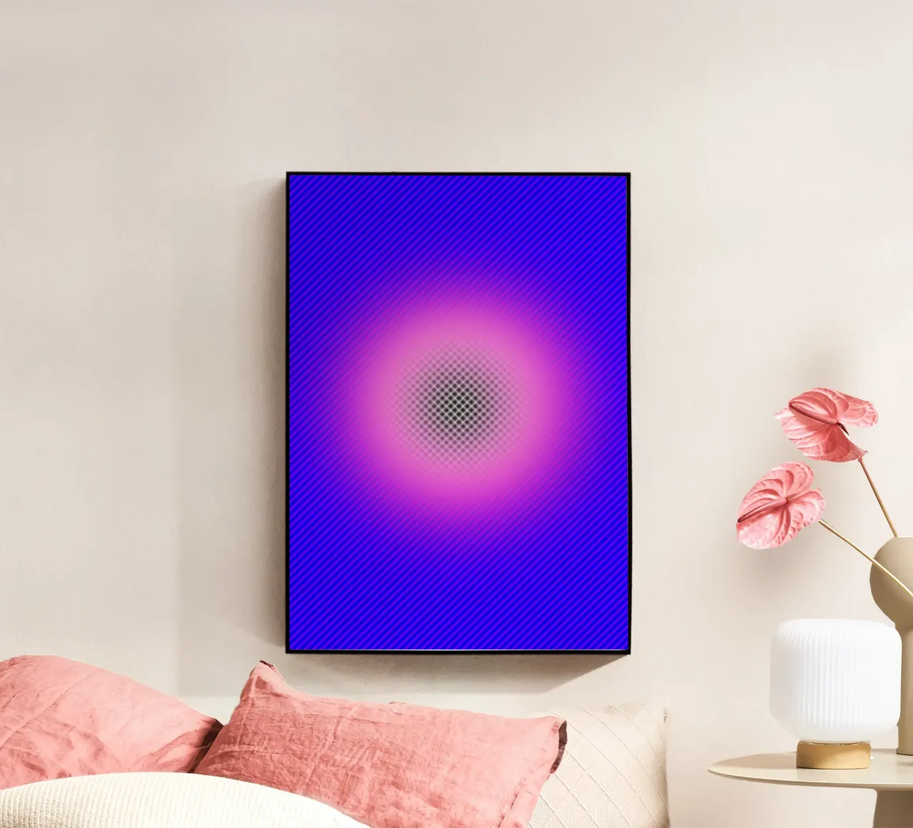 Blau plexiglass da Flo Klein