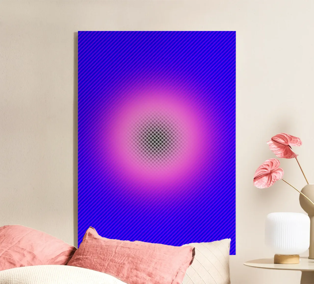 Blau plexiglass da Flo Klein