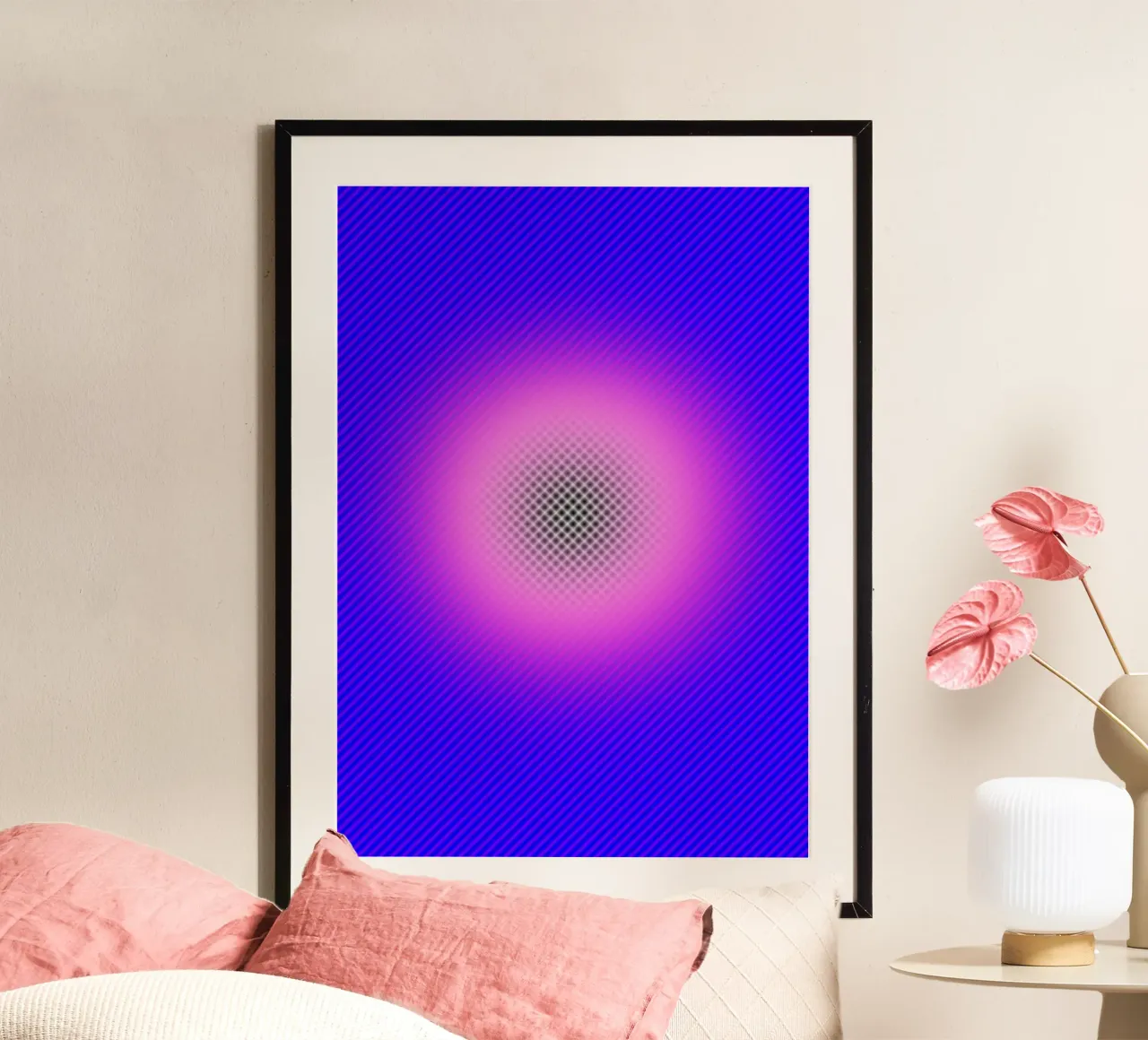 Blau poster da Flo Klein