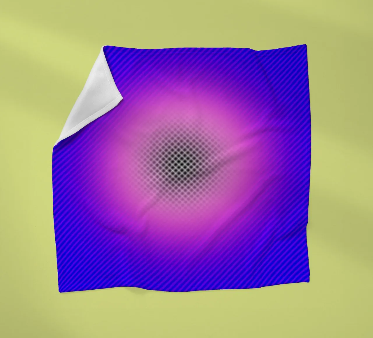 Blau fleecedeken van Flo Klein