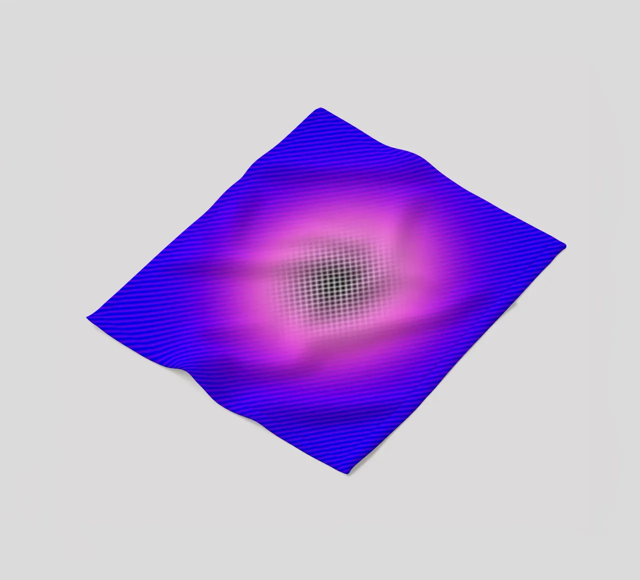 Blau fleecedeken van Flo Klein