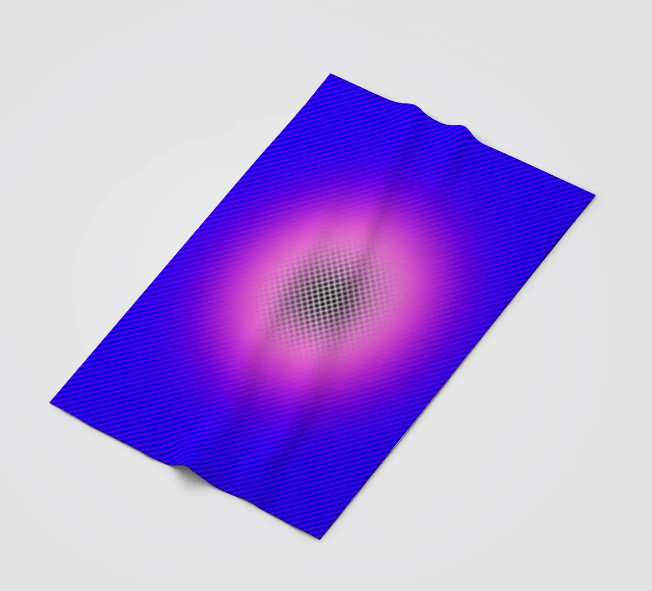 Blau fleecedeken van Flo Klein