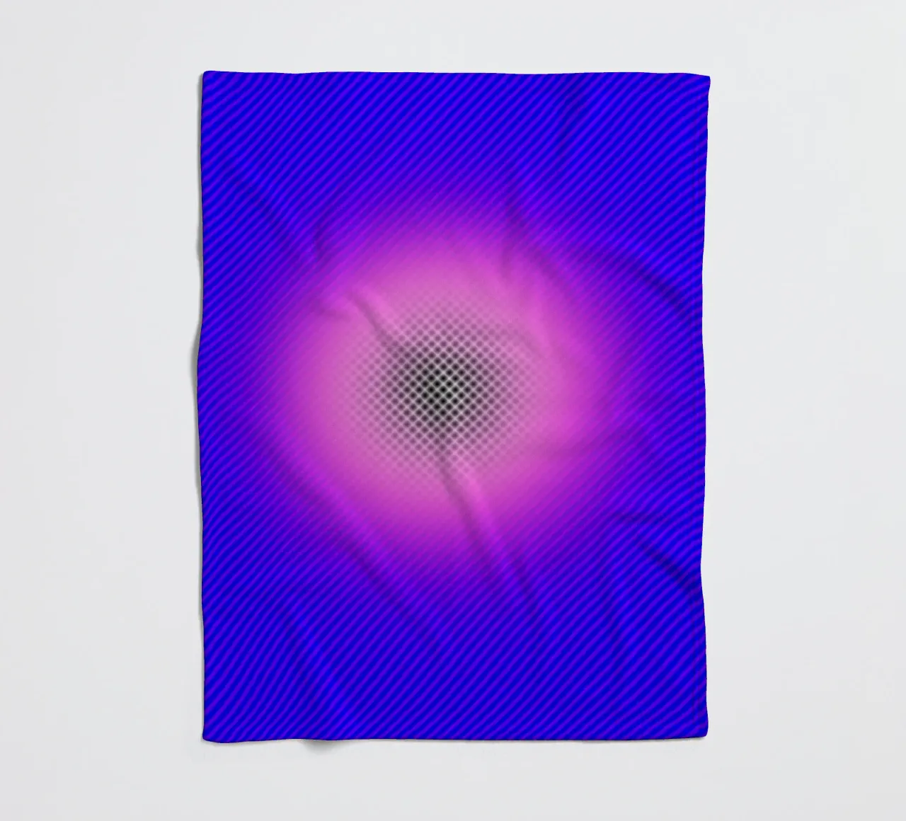 Blau fleecedeken van Flo Klein