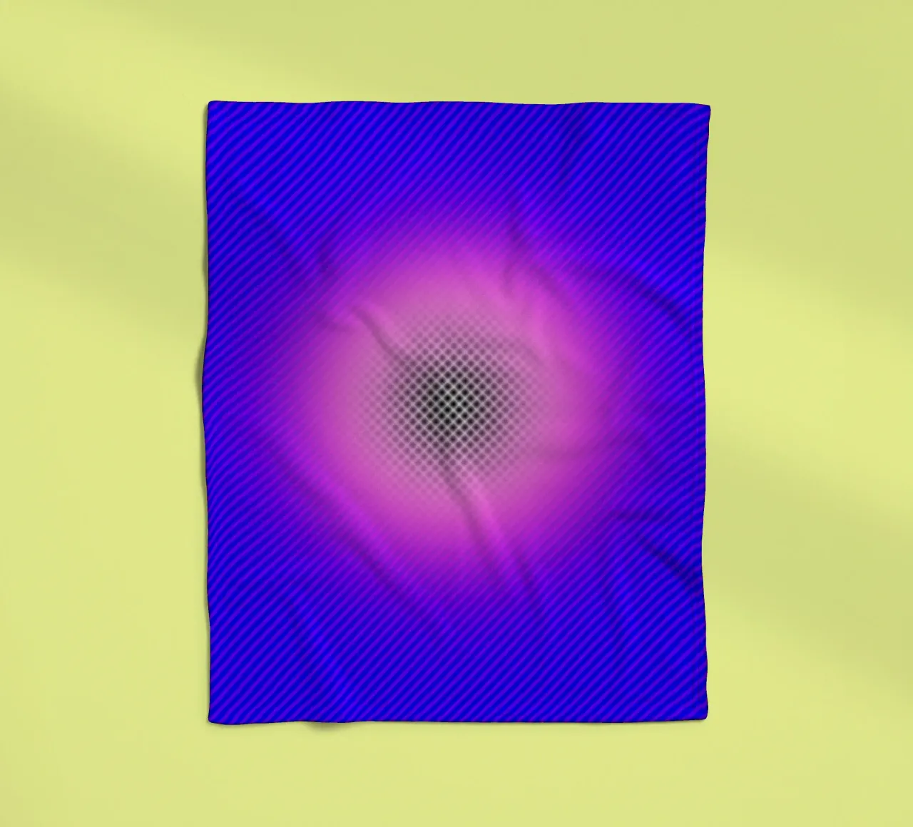 Blau fleecedeken van Flo Klein