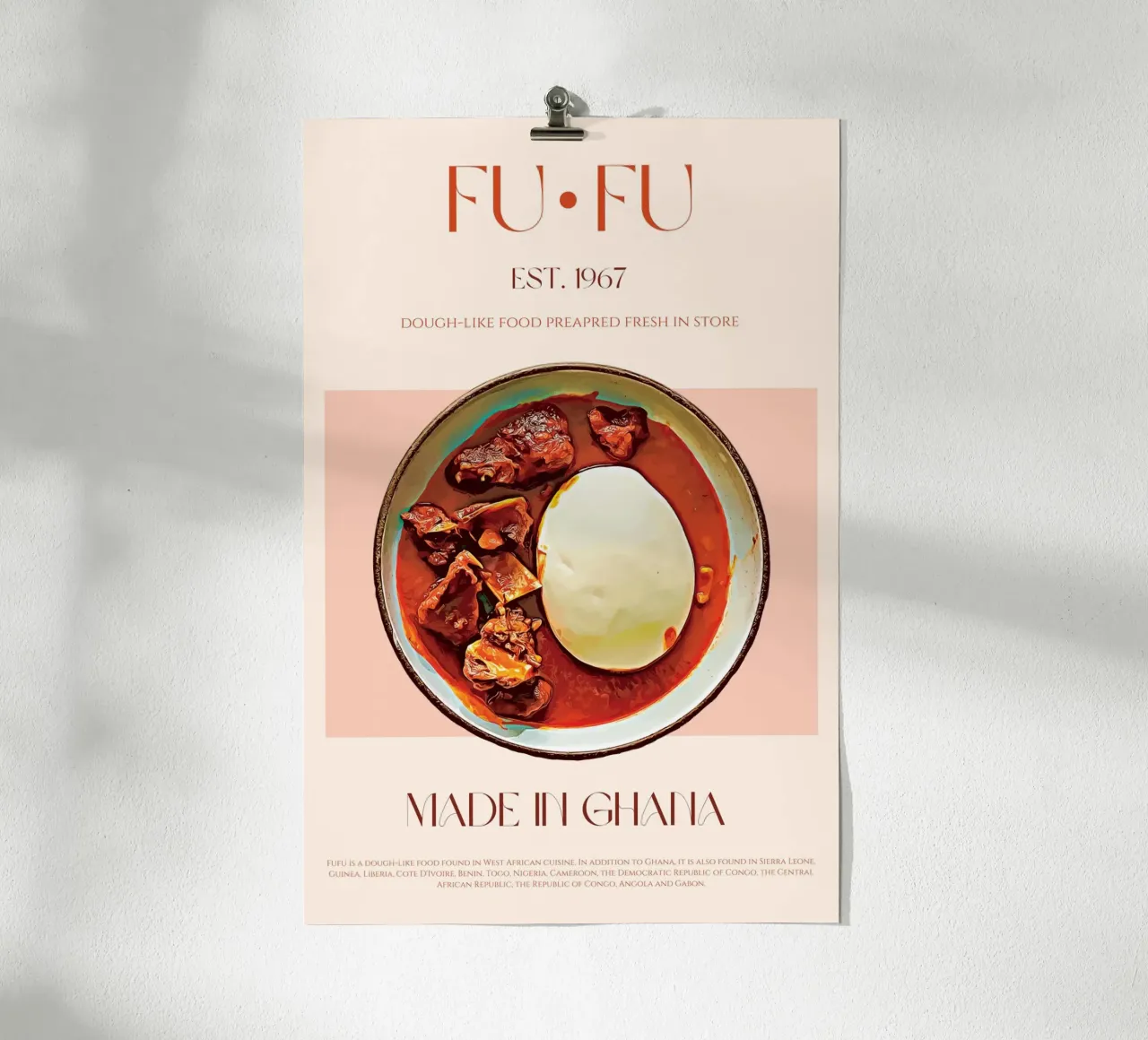 Stampa Fufu poster con telaio in alluminio da KOKRPrints