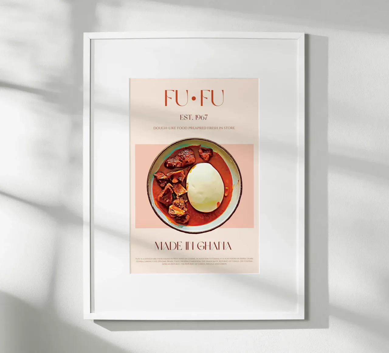 Stampa Fufu poster con telaio in alluminio da KOKRPrints