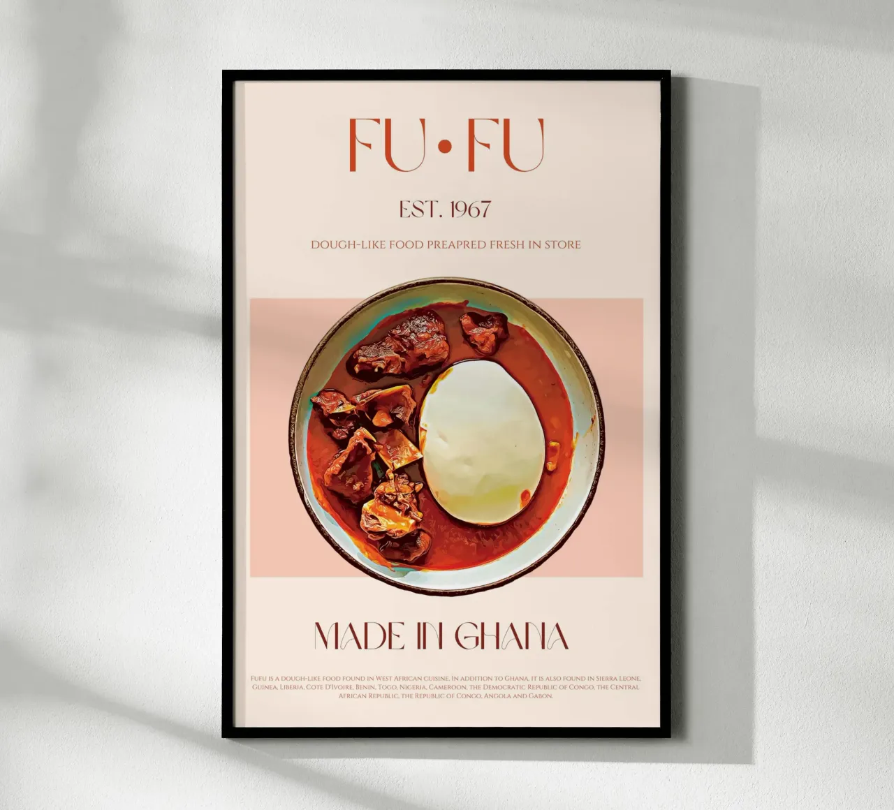 Stampa Fufu poster con telaio in alluminio da KOKRPrints