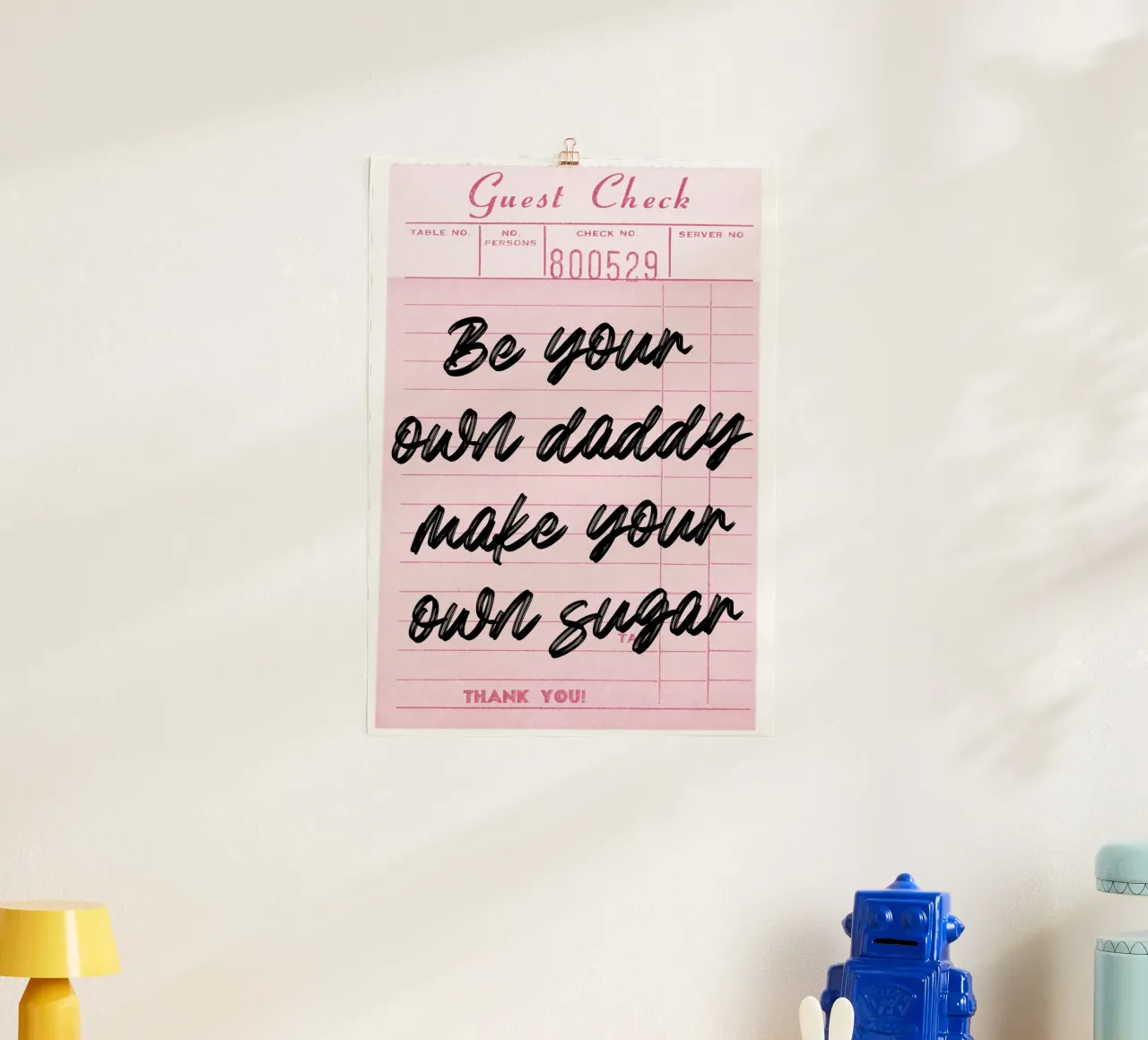 Own Your Sugar: Empoderar el arte del cheque de invitados retro hahnemühle de homdeco
