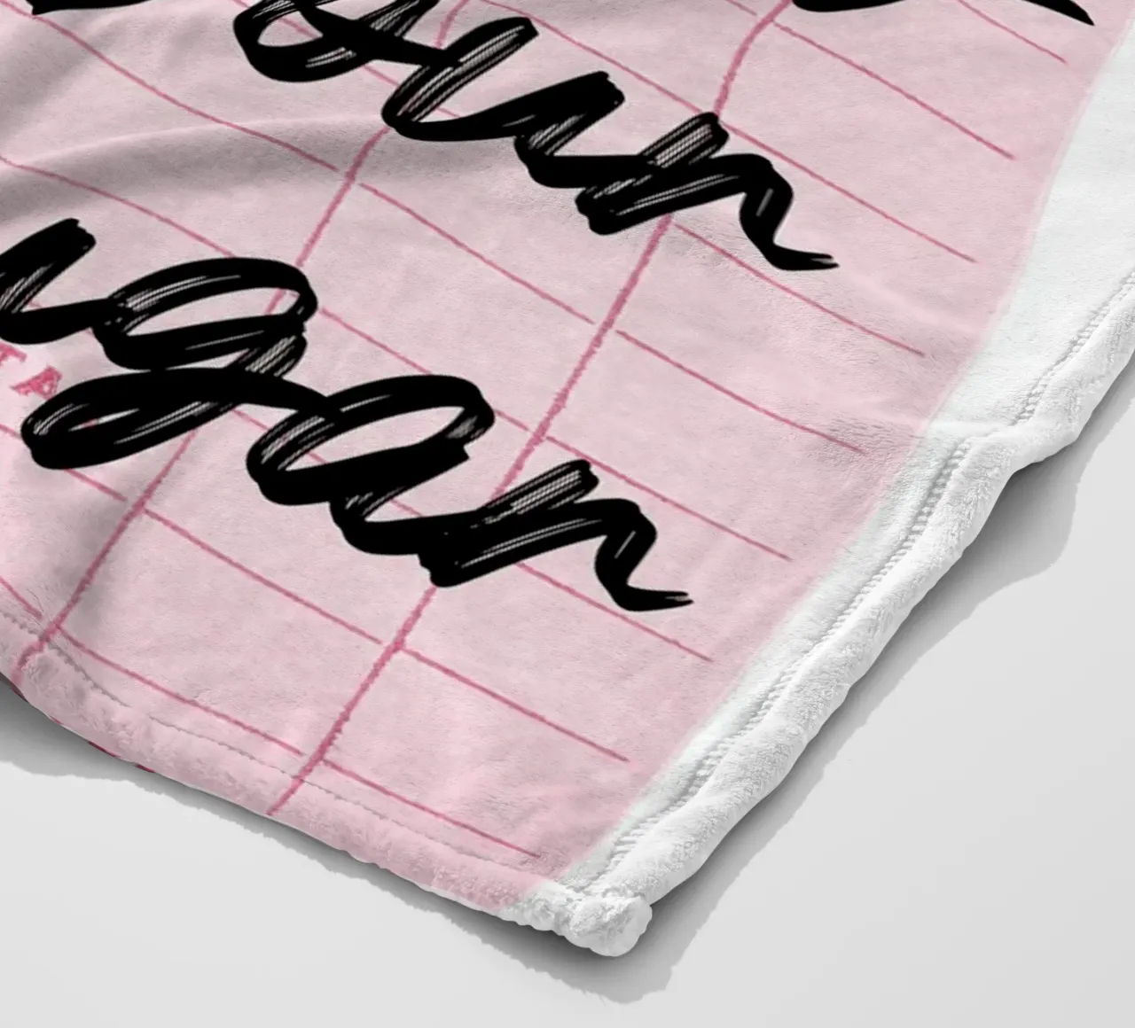 Own Your Sugar: Empowering Retro Guest Check Art fleece blanket by homdeco