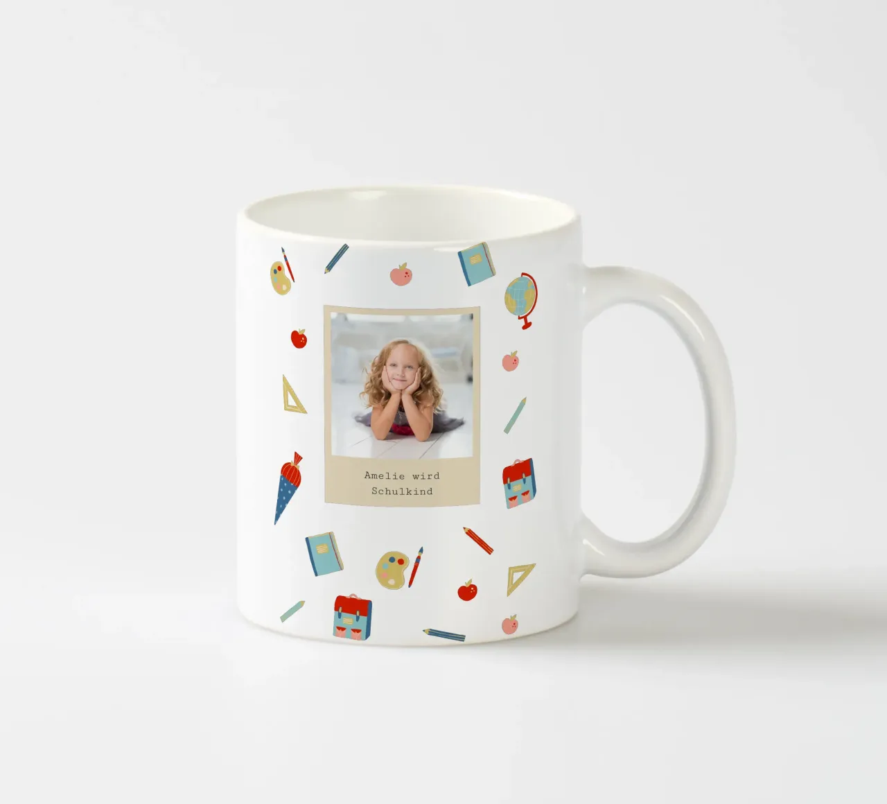Schulsachen tazza in ceramica da Kartenliebe