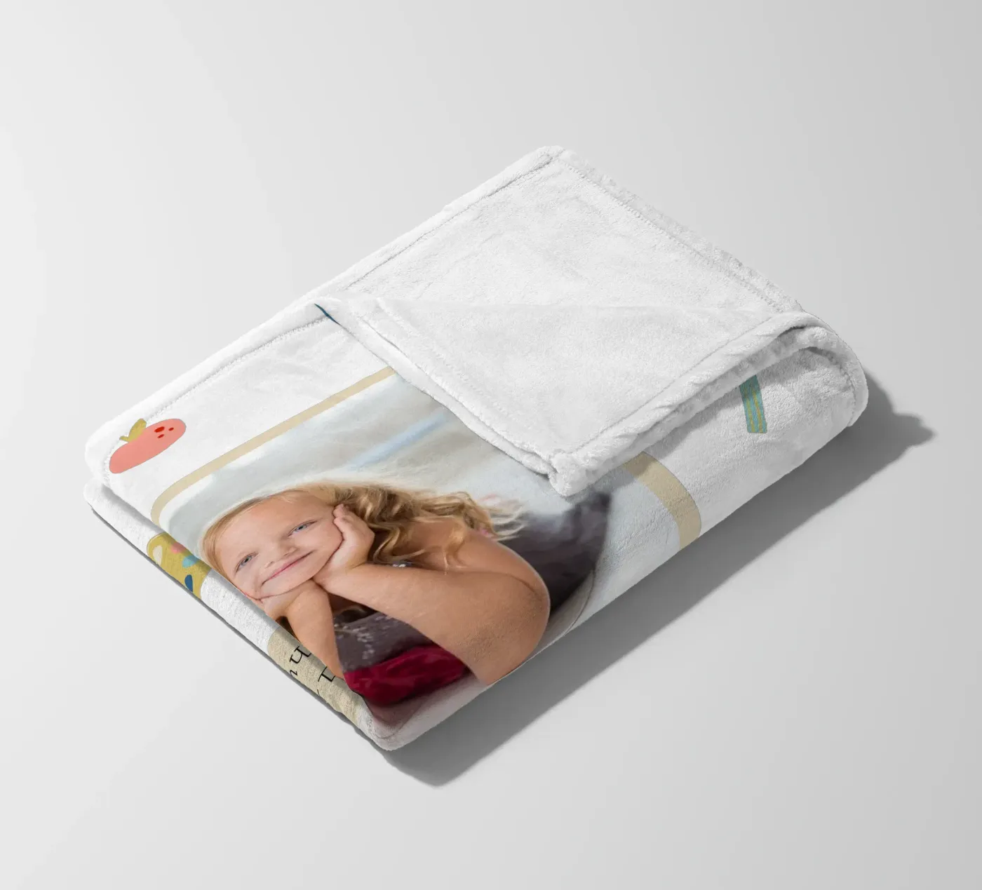 Schulsachen Fleecedecke von Kartenliebe