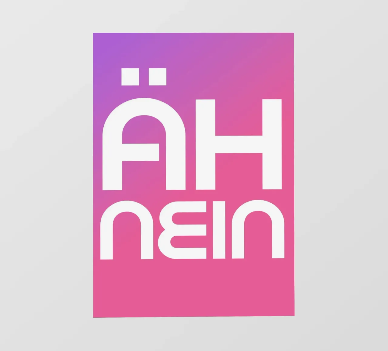 NEIN telo in pvc da Flo Klein