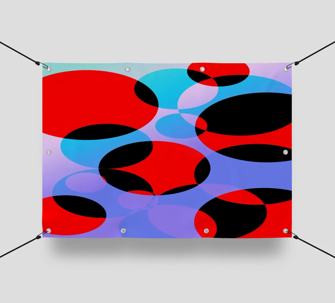 Dots telo in pvc da Flo Klein