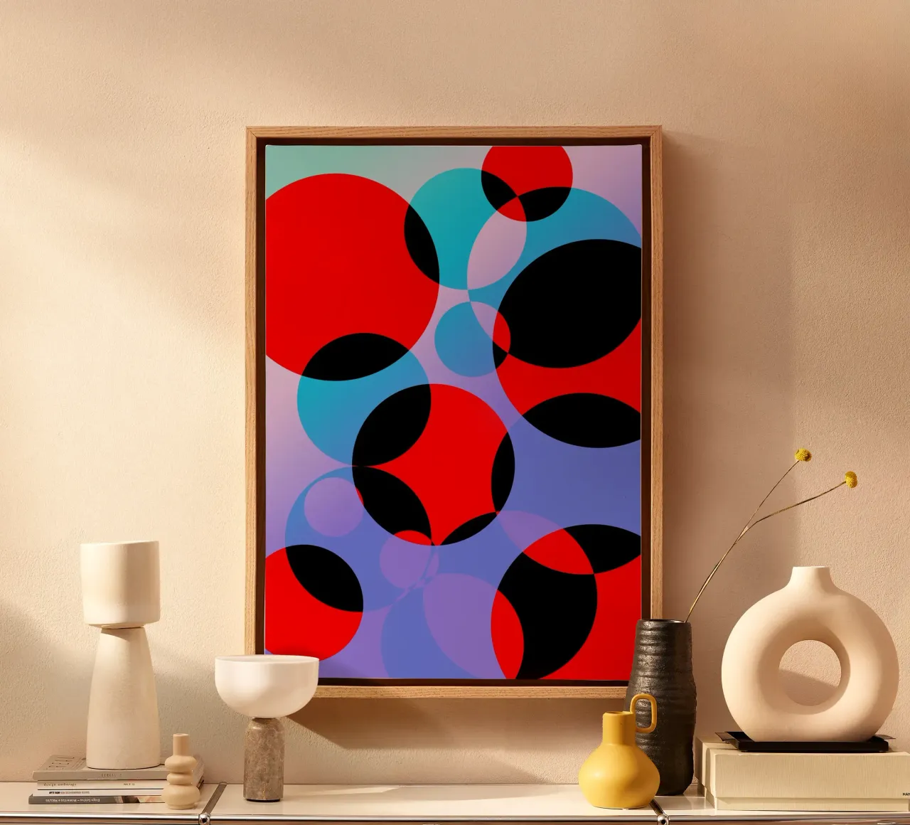 Dots canvas by Flo Klein