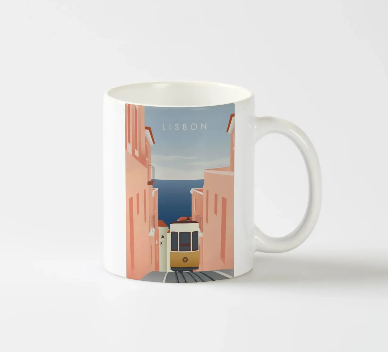 Lisbona tazza in ceramica da Alexandra Peack