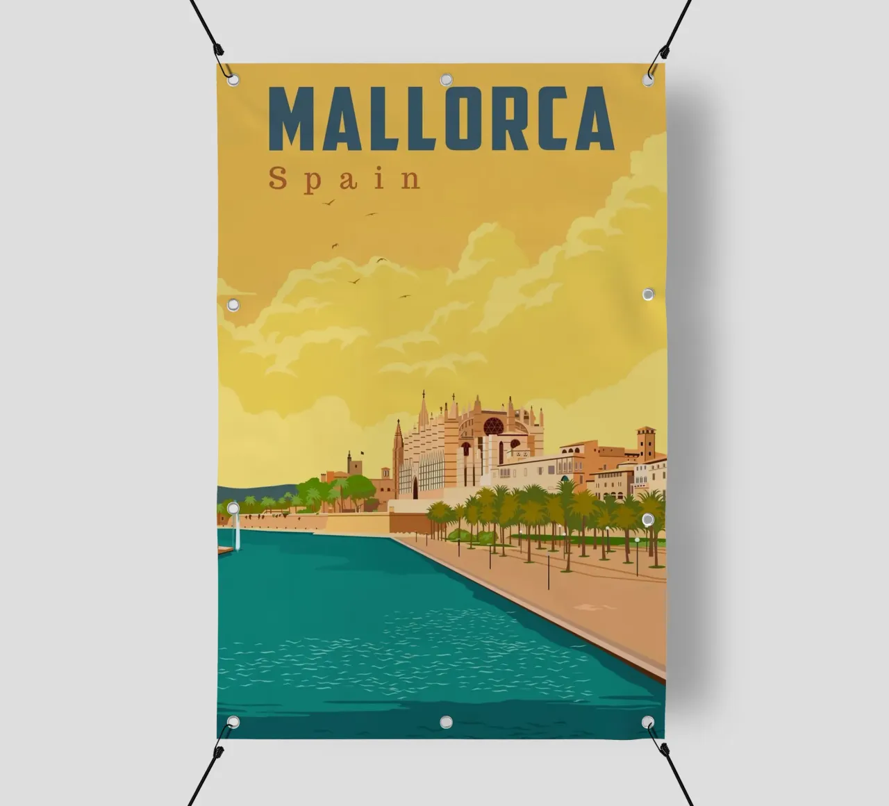 Mallorca, Spain pvc cover by Alexandra Peack