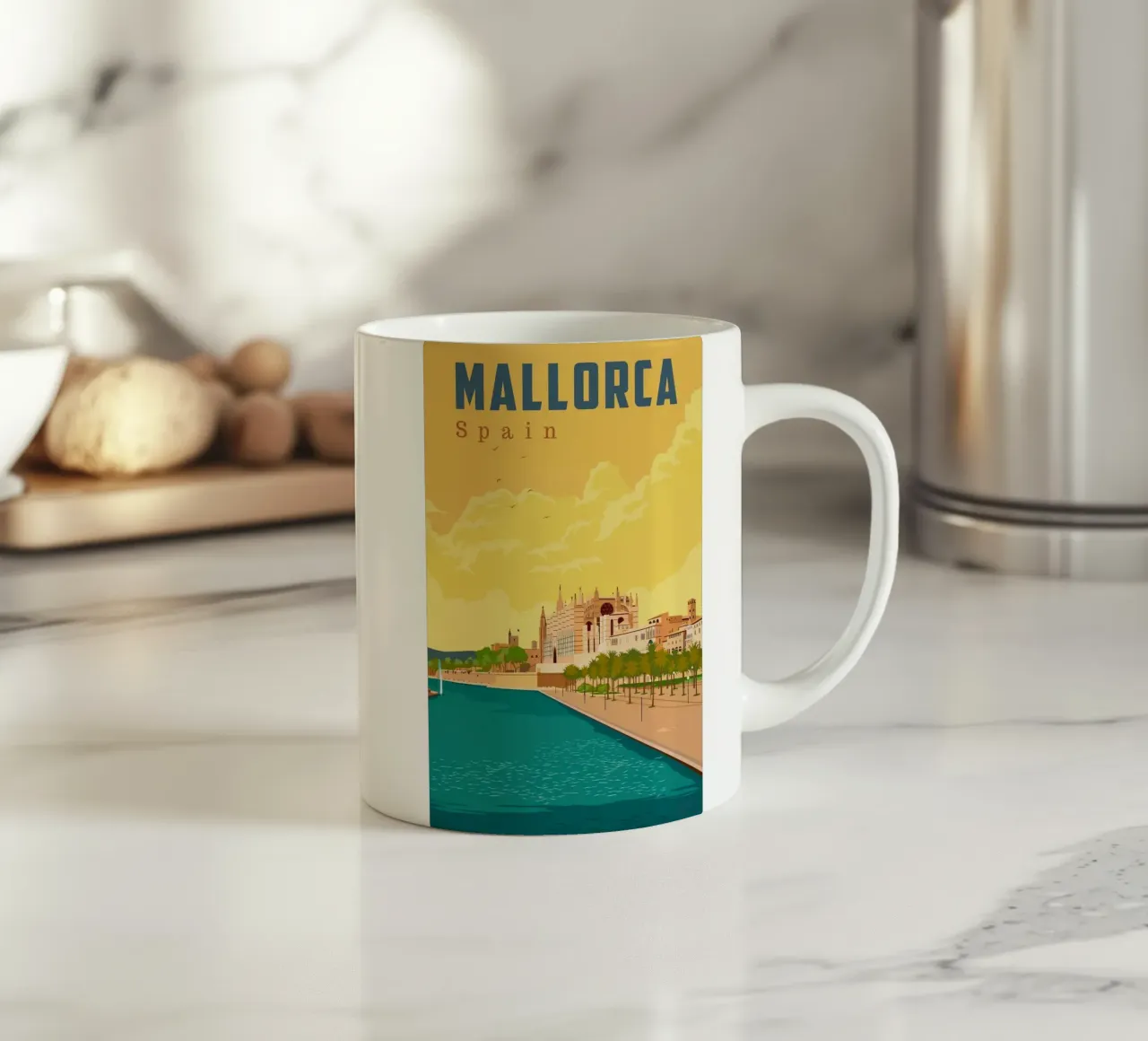 Maiorca, Spagna tazza in ceramica da Alexandra Peack