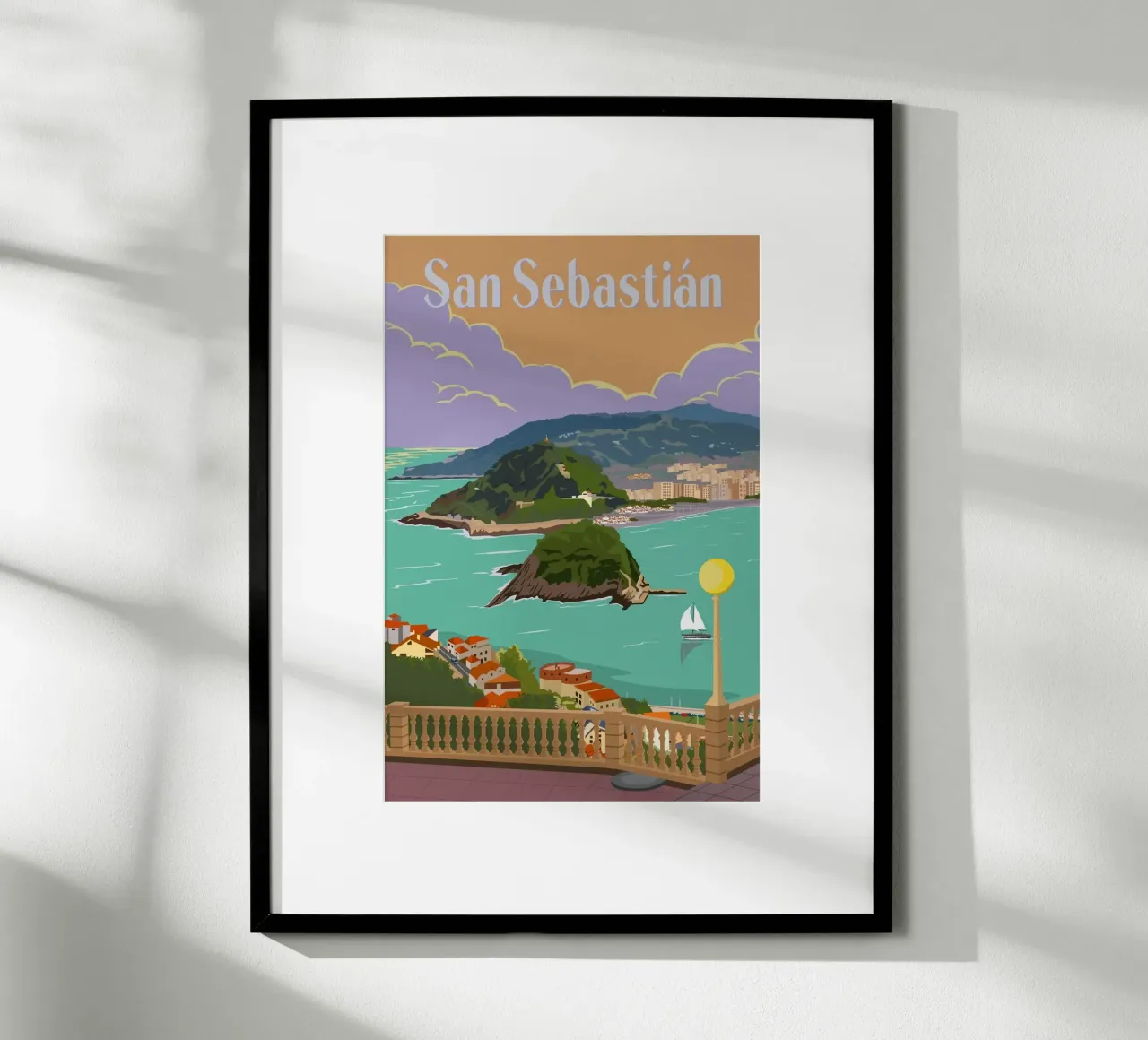 San Sebastian, Spagna poster da Alexandra Peack