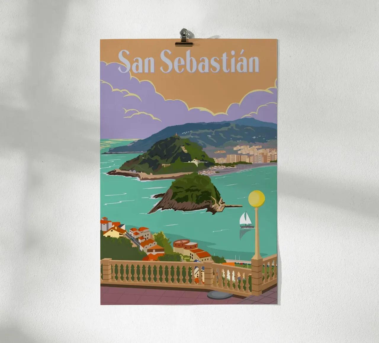San Sebastian, Spagna poster da Alexandra Peack