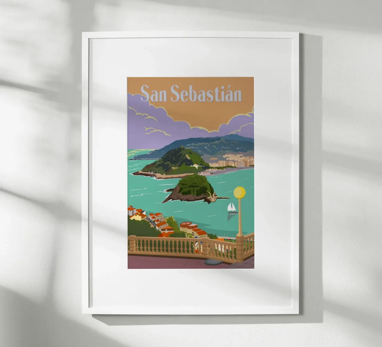 San Sebastian, Spagna poster da Alexandra Peack