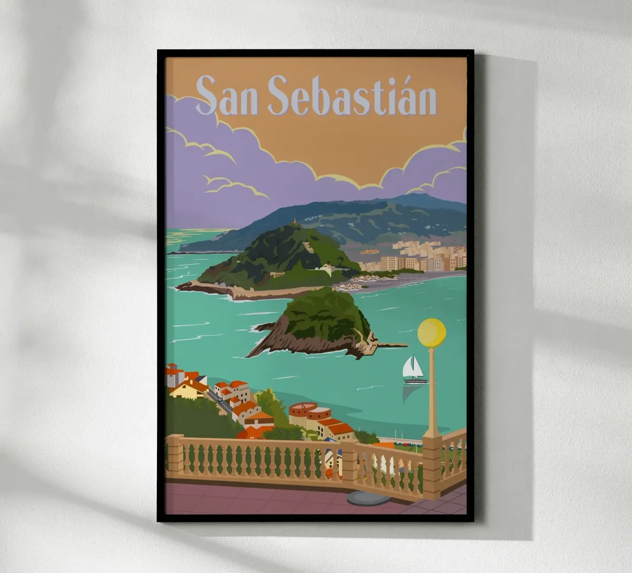 San Sebastian, Spagna poster da Alexandra Peack