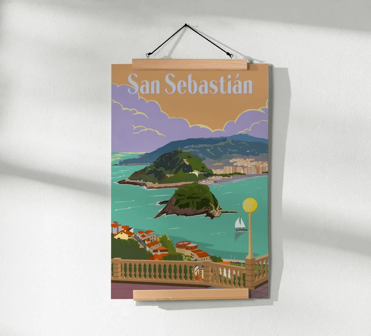 San Sebastian, Spagna poster da Alexandra Peack