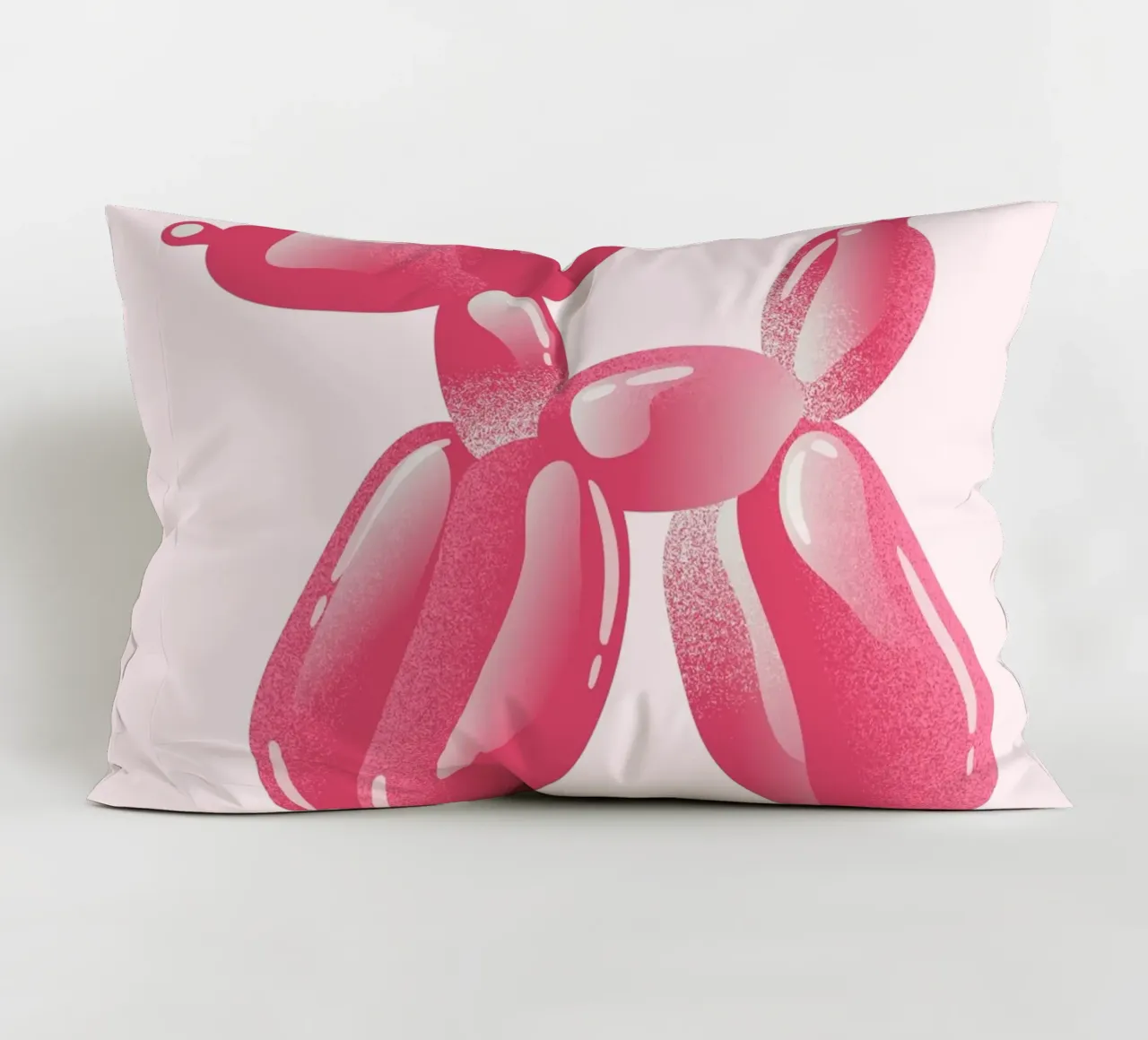 Cane con palloncino euforico: Stampa Pop Art moderna cuscino da homdeco