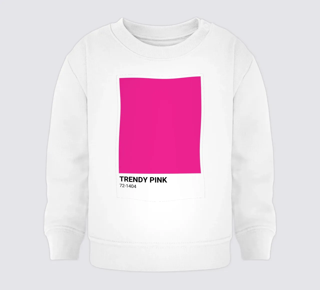 Rosa Pantone: Modern Color Block Art Print sudadera de bebé de homdeco