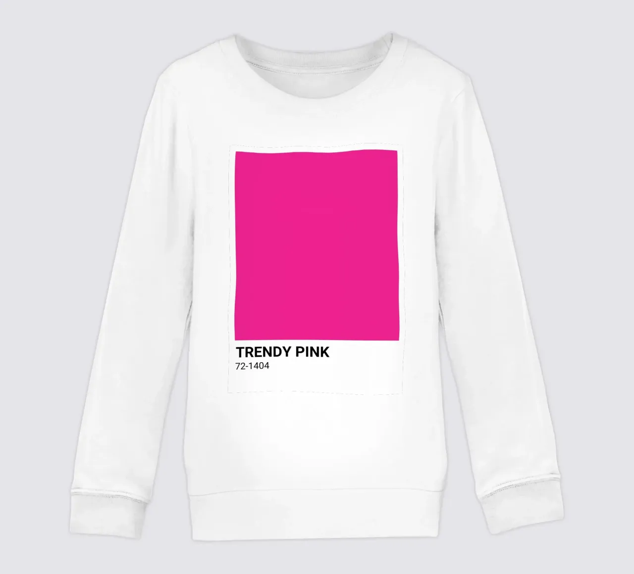 Rosa Pantone: Modern Color Block Art Print sudadera para niño de homdeco