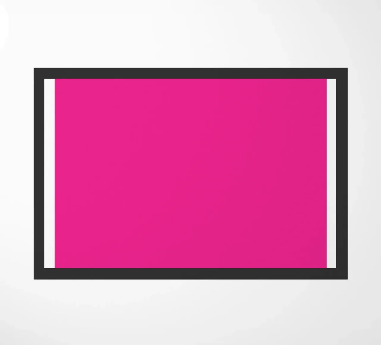 Rosa Pantone: Modern Color Block Art Print felpudo de homdeco