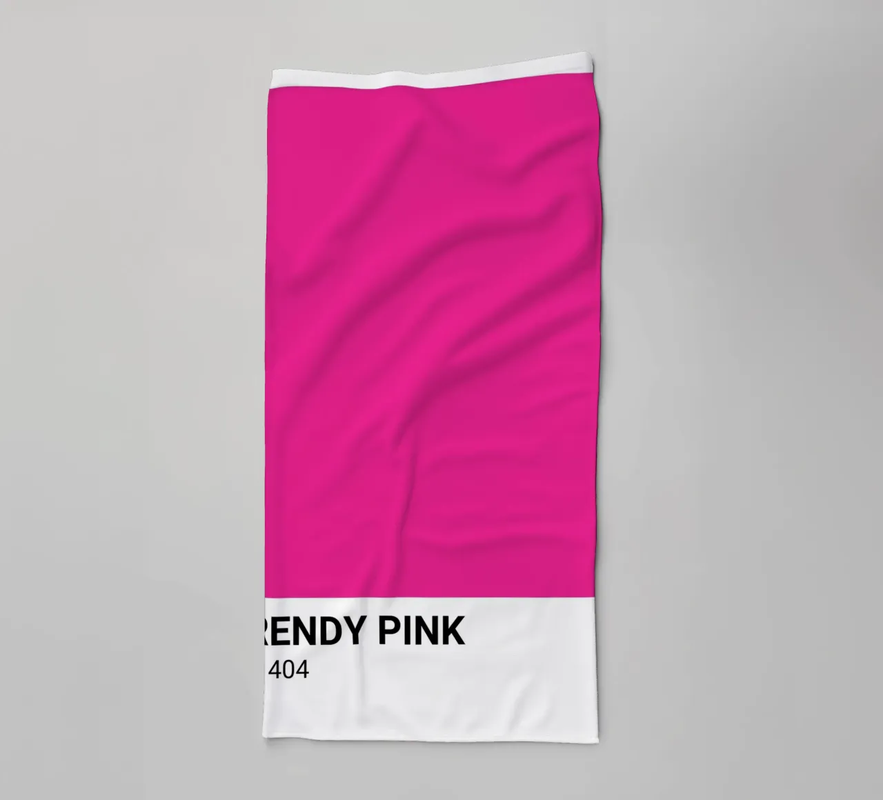 Rosa Pantone: Modern Color Block Art Print toalla de baño de homdeco