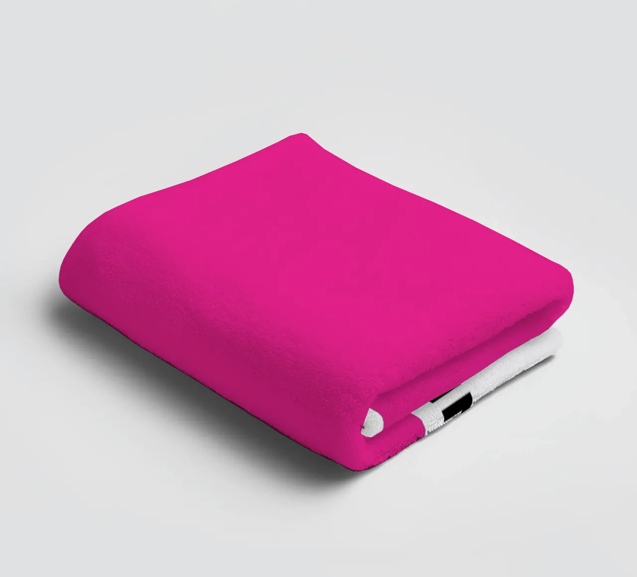 Rosa Pantone: Modern Color Block Art Print toalla de baño de homdeco