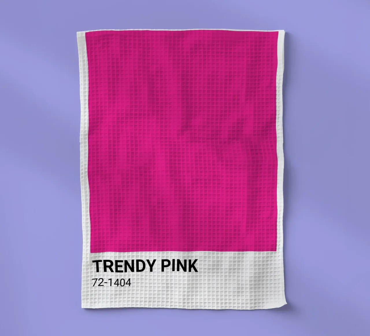 Trendy Pink Pantone : Modern Color Block Art Print torchon de homdeco