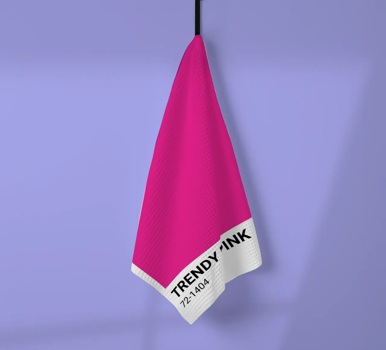 Trendy Pink Pantone : Modern Color Block Art Print torchon de homdeco